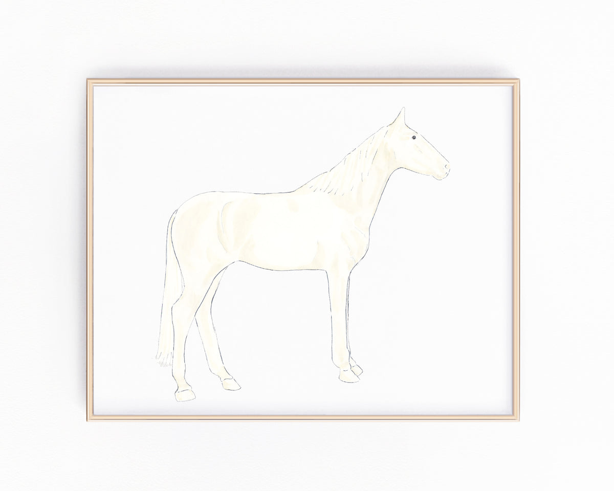 Personalized Horse Fine Art Prints